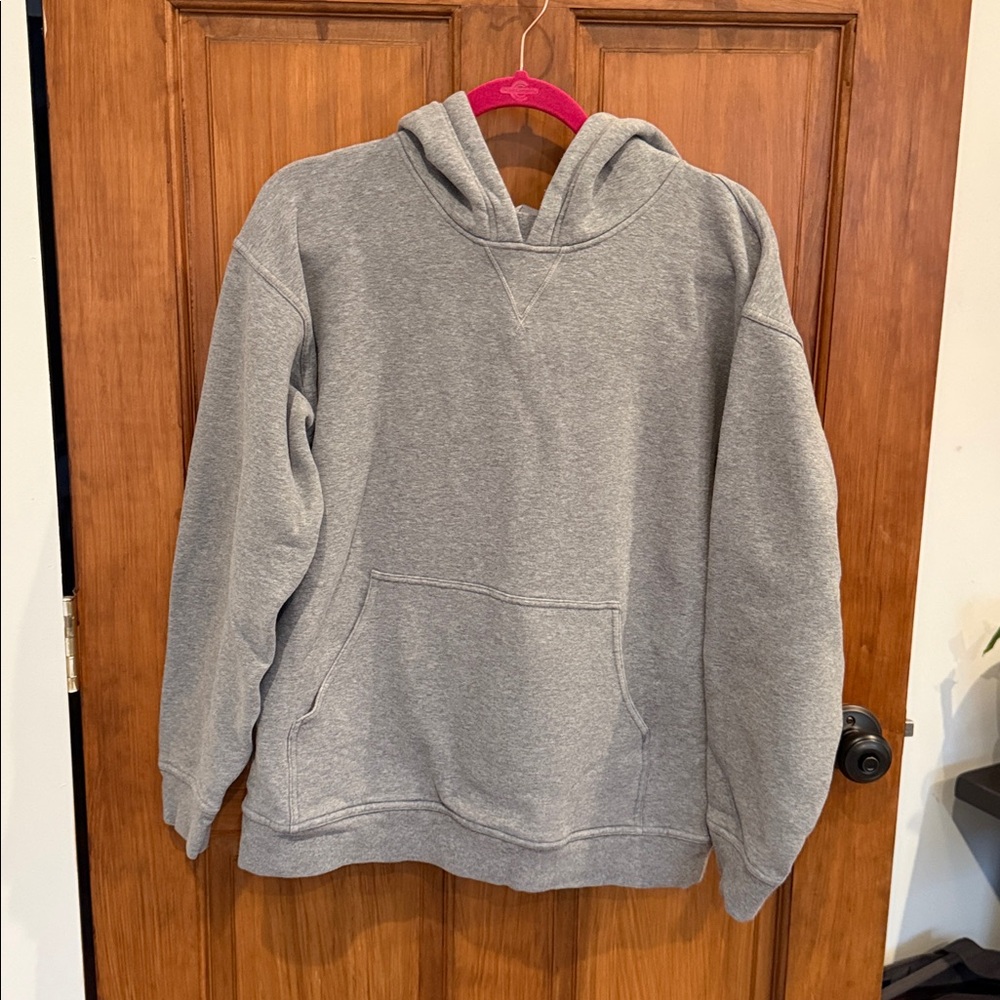 Lululemon all yours hoodie , heathered core medium grey, size 10 - Picture 2 of 5